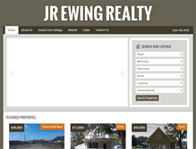 Tablet Screenshot of jrewingrealty.com